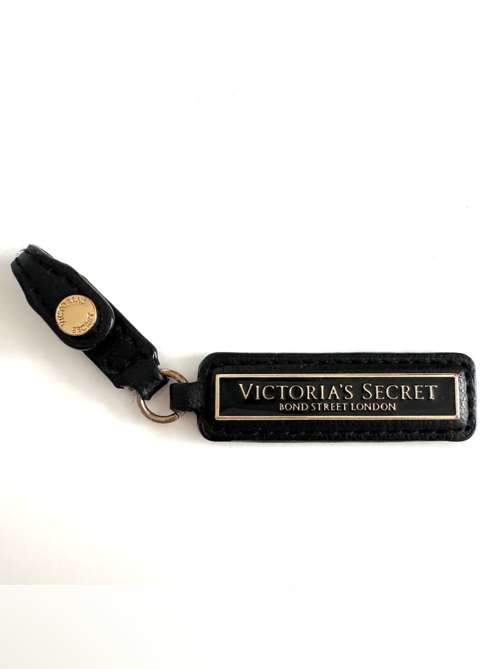 Victoria’s Secret Bond Street London Black & Gold Purse Charm/Key Chain Fob